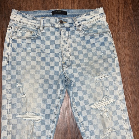 Mike Amiri Blue Laser Checkered - Picture 2 of 5